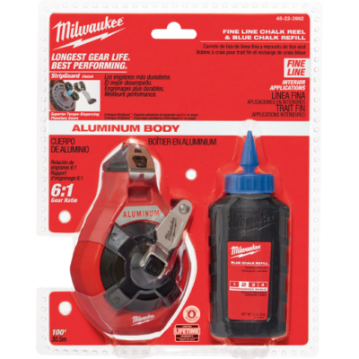 Milwaukee 48-22-3992 100' Precision Line Kit w/ Blue Chalk | eBay