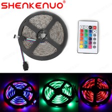 Led Strip Lights 16 Ft 5m Flexible Multi Color RGB 2835 300 leds 4 Pin Tape 12V