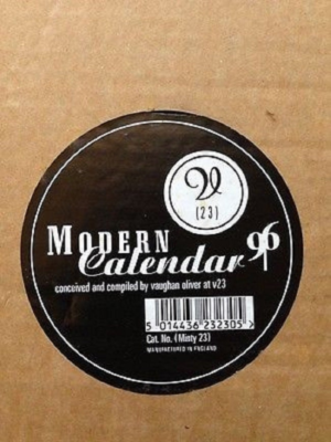 4AD Vaughan Oliver Modern Calendar 1996 W/Original Box 23 Envelope