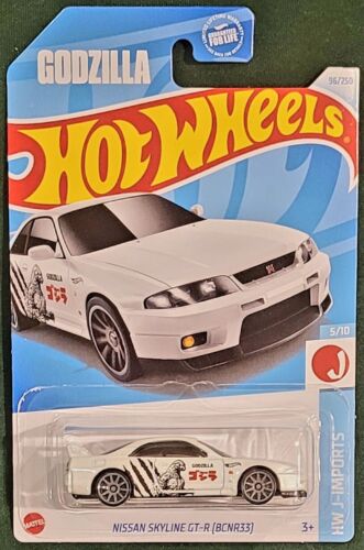 2024 Hot Wheels 96/250 HTC44 Godzilla Nissan Skyline GT-R BCNR33 HW J-Imports - Picture 1 of 6