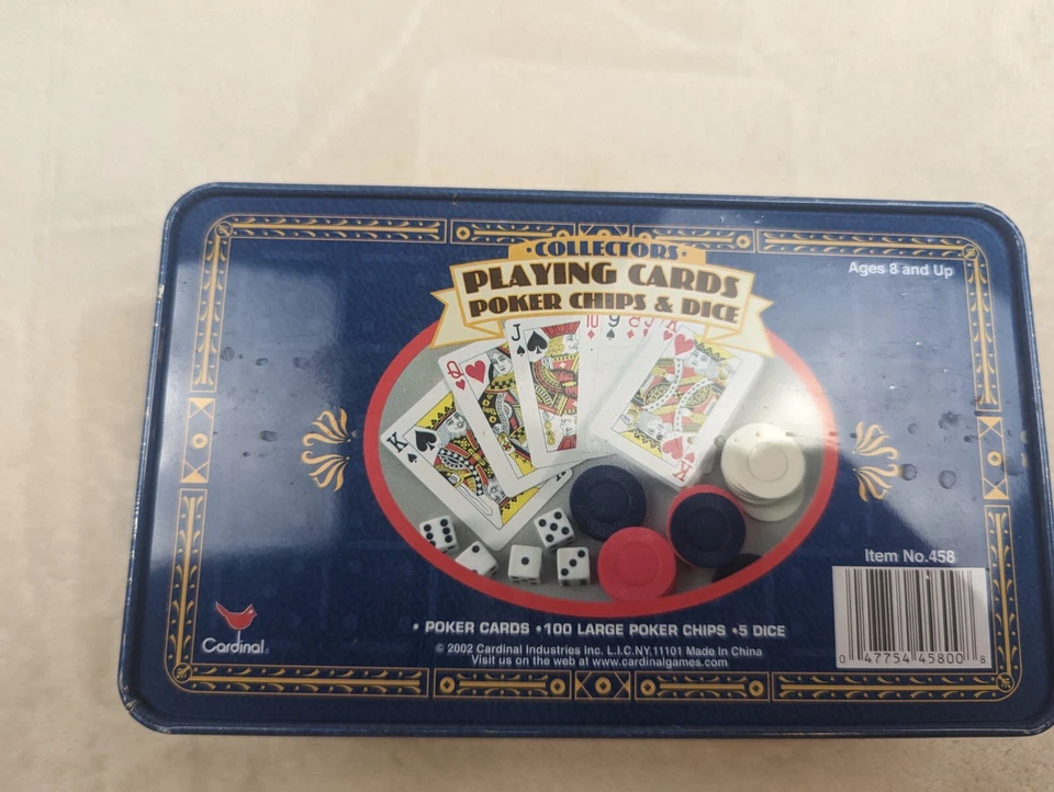 Collectors Playing Cards Porker Chips And Dice. Casino Jackpot Vagas Strip  - Image 4 of 4