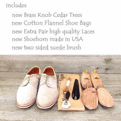 Allen Edmonds NOMAD 8.5 D Tan Suede * new Cedar Trees | eBay display picture 2