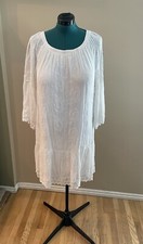 Karen Kane Mixed Lace and Eyelet Dress L