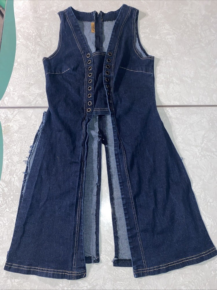 Fetish Jeans Lip Service Jean Dress Vintage
