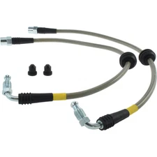 StopTech 950.33005 Front Braided Brake Line Kit for 2004 Audi RS6 / 2007-08 RS4