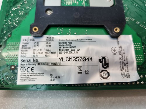 ✅Carte Mère Fujitsu Esprimo P400 + Intel Pentium G645 3,90Ghz/ Socket 1155/ DDR3 - Imagen 10 de 10