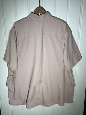 Chemise boutonnée homme Eddie Bauer taille XXL pêche nature imprimé