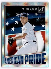 2018 Panini Donruss Silver - American Pride #AP17 Patrick Raby /349 (RC) Reds 