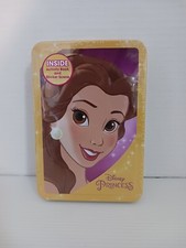 Disney Princess Belle Activity Book Stickers Sticker Scene in Tin Box NEW