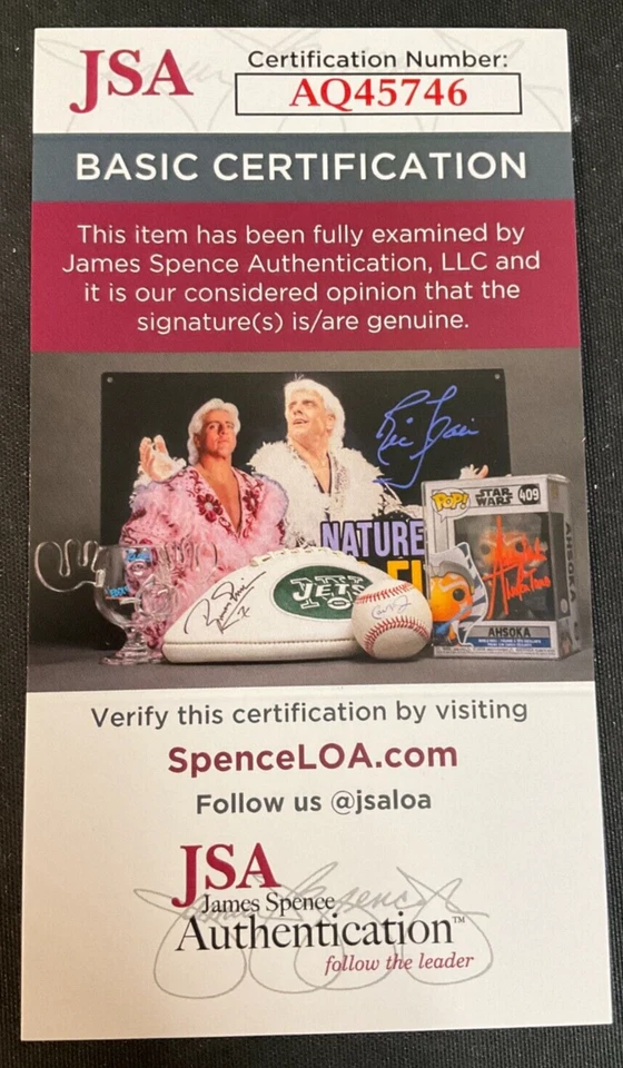 Foto de revista firmada por John Brodie certificado JSA con certificado de autenticidad NFL San Francisco 49rs #12 QB! Foto 4 de 4