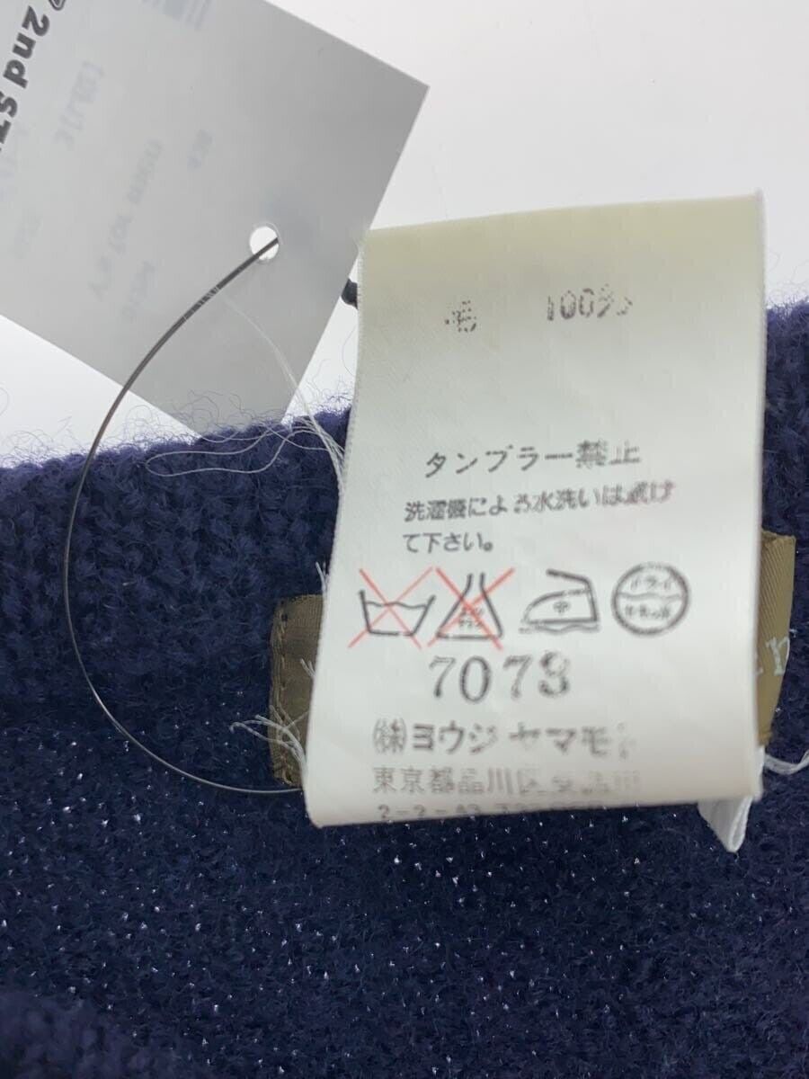 YOHJI YAMAMOTO Y's for men 80s V-neck Block Check Wool Knit YOHJI YAMAMOTO Y's for men 80s V-neck Block Check Wool Knit