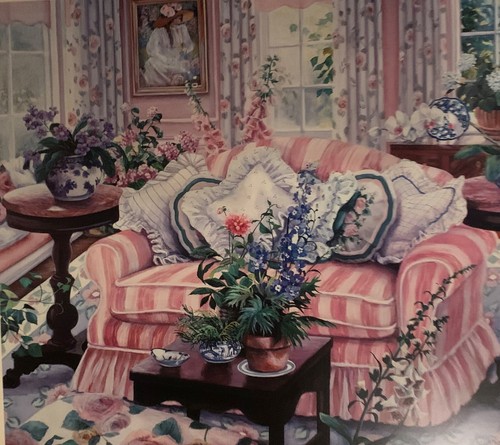 "Coming Home" von Susan Rios, Sammlerstück Vintage 90er Druck, ungerahmt - Bild 1 von 2