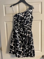 Womens David's Bridal One Shoulder Formal Cocktail Dress