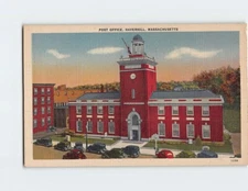Postcard Post Office Haverhill Massachusetts USA