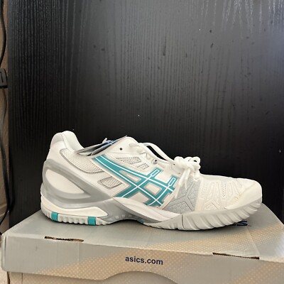ASICS Gel-Resolution 5 white/ aqua green / lightning