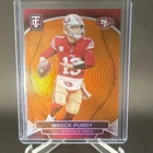 2024 Panini Totally Certified Football Mirror Platinum Orange Brock Purdy #80