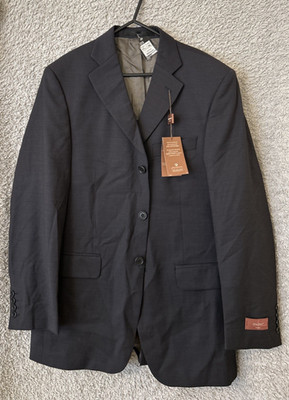 Marks & Spencer Herren Sakko Gr. 38 M Reine Wolle Lanificio Italienischer Stoff NEU