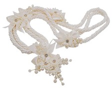 Ivory White Wedding Lasso Rope Traditional Lazo Cord Ivory