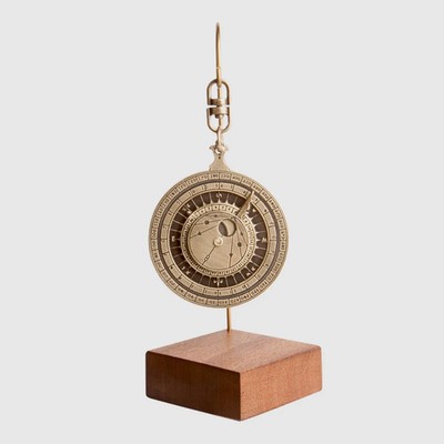 Gezeiten Abacus Anhänger Ständer Messing Symbol Schmuck NEU
