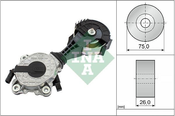 Schaeffler INA Riemenspanner, Keilrippenriemen 534 0425 10 FüR BMW CitroËN DS-image