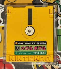 Bubble Bobble Nintendo Famicom Disk System Taito Japan Import US Seller TESTED
