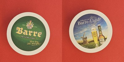 Barre Windmühle Brauerei Bierdeckel Bier