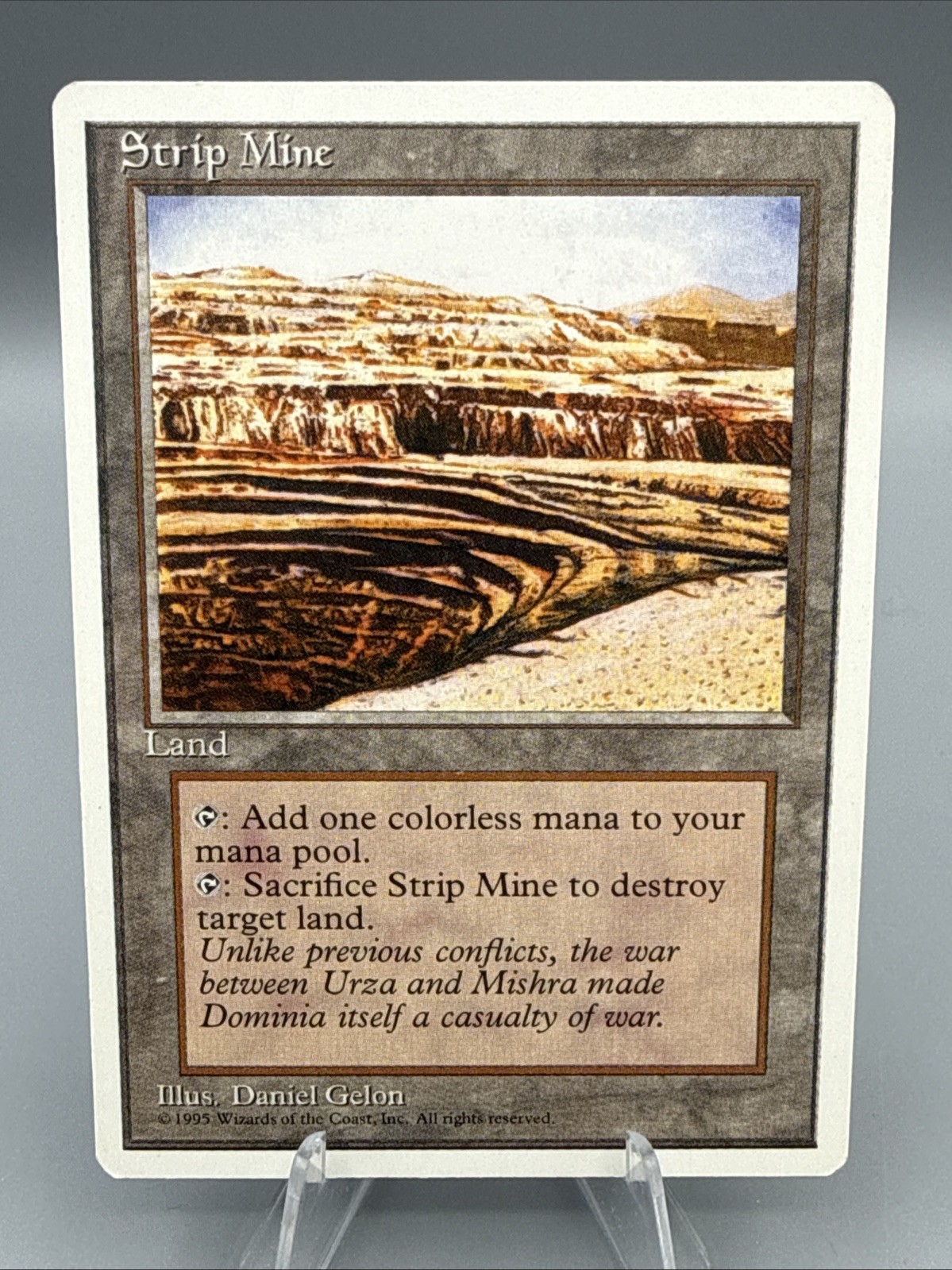 Strip Mine 4th Edition MTG LP