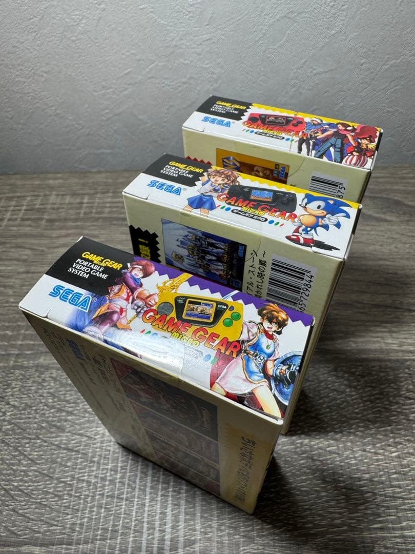 SEGA Game Gear Micro 4-Color Complete Set 30th Anniversary (with