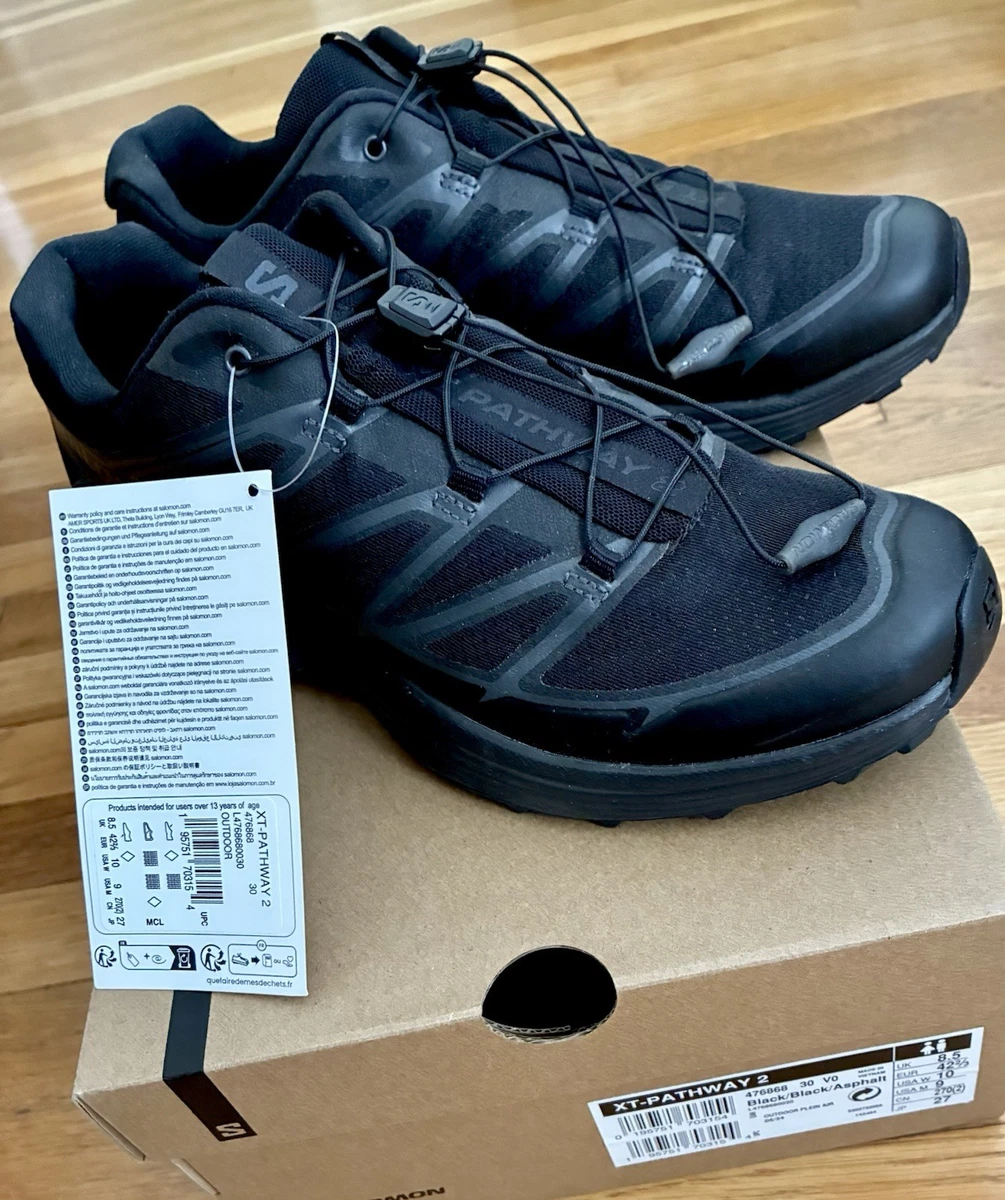 Salomon XT-Pathway 2 Shoes - Asphalt/Black/Dark Blue L49193-500 Salomon XT-Pathway 2 Black Asphalt for sale | eBay main image 3