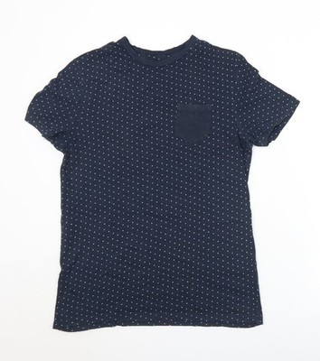 Blaues T-Shirt Herren UK Größe S Celio