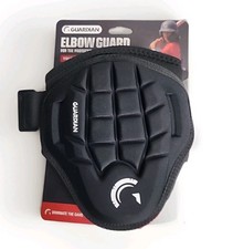 Guardian Youth Elbow Guard Black Foam Mesh Adjustable Strap Lightweight Baseball