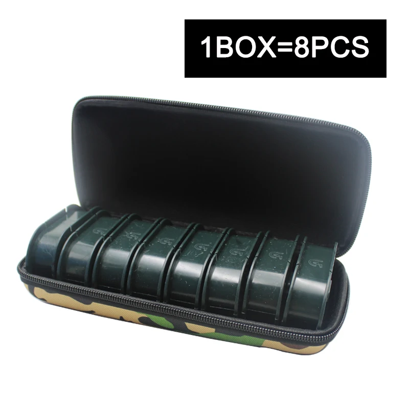 Carp Fishing Leader Storage Case Box Carp Fishing For Rig Storage 1 x 8Pcs
