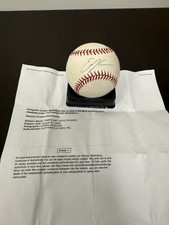 Edwin Jackson Signed baseball MLB Authenticated 