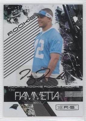 2009 Donruss Rookies & Stars Rookie Signatures 90/250 Tony Fiammetta Auto RC 0o9