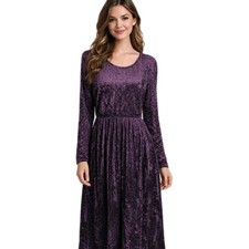 Coldwater Creek Velvet Maxi Dress Medium
