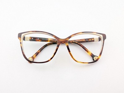 Carolina Herrera Eyeglasses, Frames Only, VHE901K 743Y, 54-14-135, Brown Tort