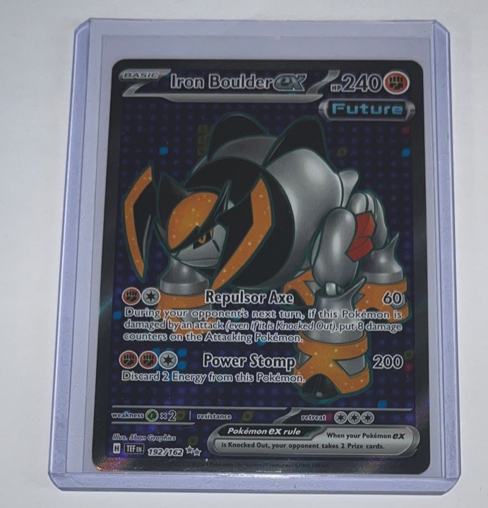 Iron Boulder ex - 192/162 - Pokemon Temporal Forces Full Art Card NM