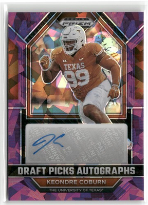 #ad #DPA KEC Keondre Coburn Draft Picks Autographs Purple Ice # 99 $6.99