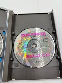 Sega CD Prize Fighter Game Complete w/ Book & 2 Discs