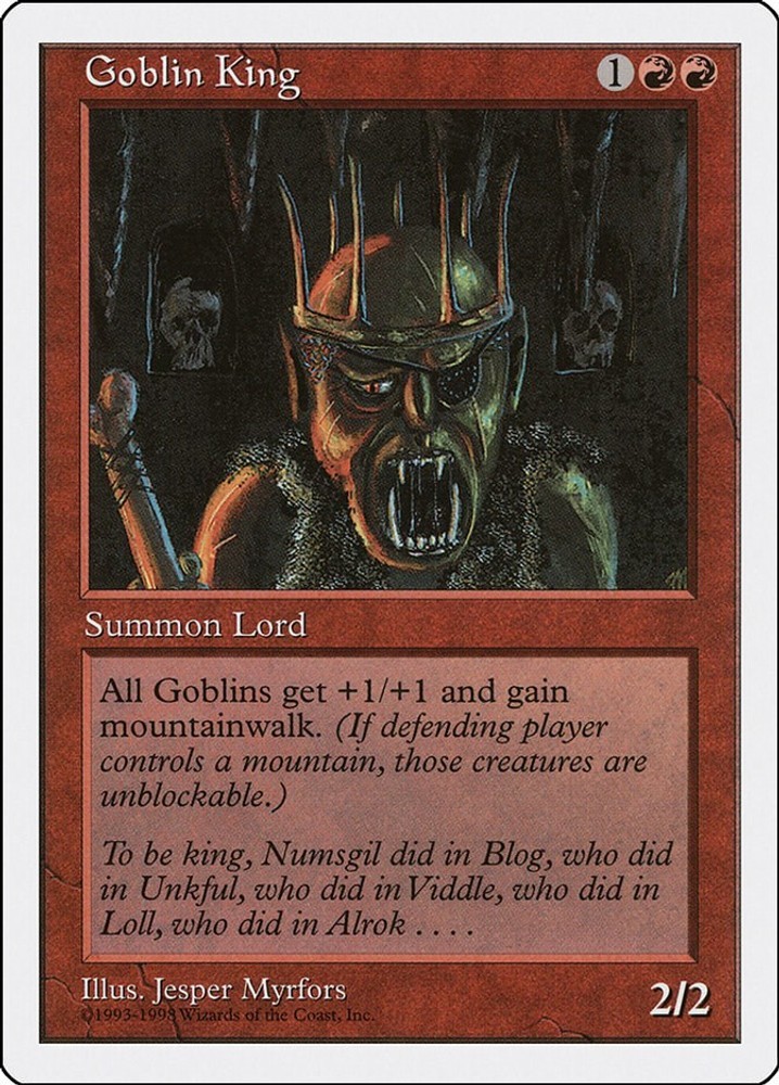 Goblin King #34 (LP) Anthologies (ATH) MTG