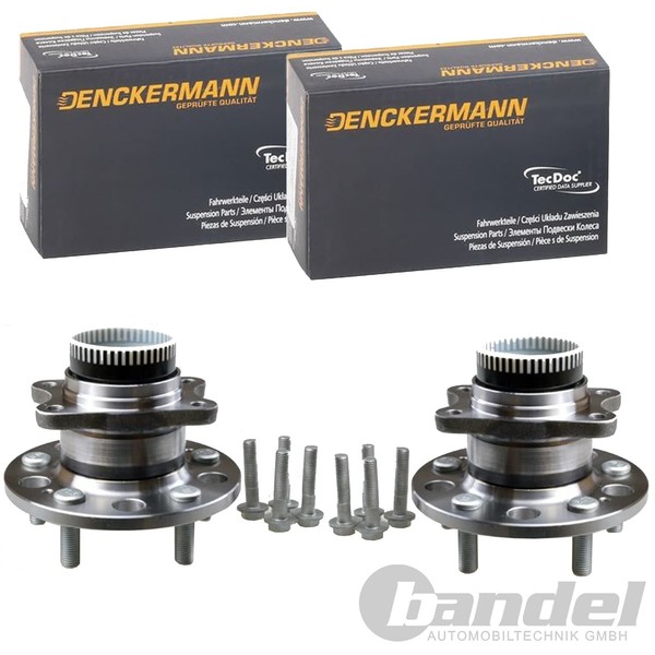 2X Denckermann RADLAGER-SATZ Hinten Passend FüR Hyundai Grandeur I40 IX35 Sonata-image