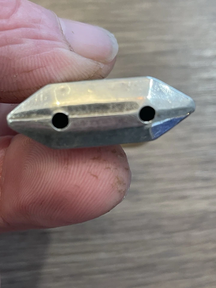 ancien hochet en argent massif époque art déco - Photo 3/4