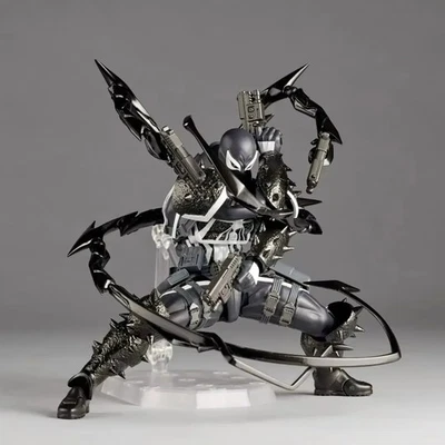 New Venom Revoltech Amazing Yamaguchi Figures Agent Venom Anime Figure Model