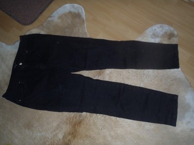 M&S ladies trousers/jeans size 46 no straight leg black second hand look!!
