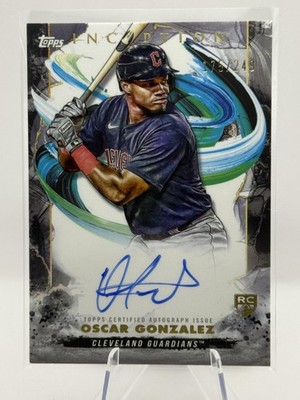 2023 Topps Inception Oscar Gonzalez Rookie & Emerging Stars Autographs #/249
