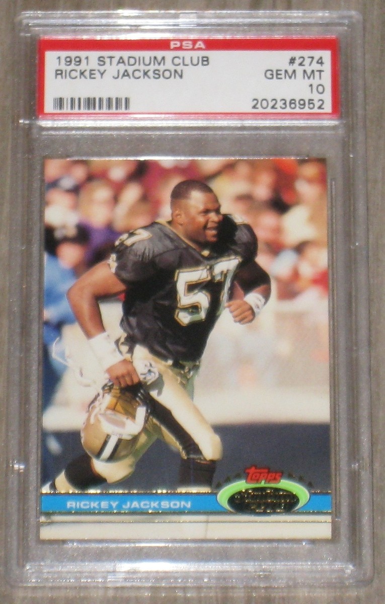 1991 Rickey Jackson Topps Stadium Club Card #274 PSA 10 New