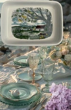 Johnson Brothers Friendly Village ENGLAND 11.45 In Lasagna Rectangular Baker