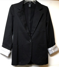 Women New black Plain one button, 3 Pockets Blazer by Sixteen assorted sizes