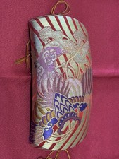 Shamisen Doukake Body Side Cover Gold Bird Parts Japanese Musical Instrument