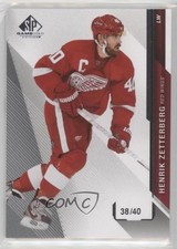 2014-15 SP Game Used 38/40 Henrik Zetterberg #29 3h1